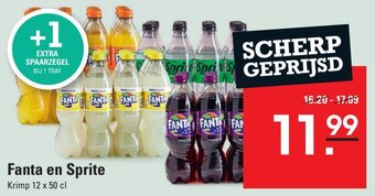 Sligro Fanta en Sprite Krimp 12 x 50 cl aanbieding