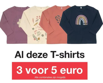 Al deze t-shirts
