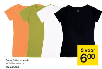 Zeeman Dames i-shirt ronde has aanbieding