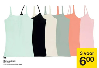 Zeeman Dames singlet aanbieding