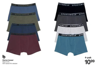Zeeman Heren boxer aanbieding
