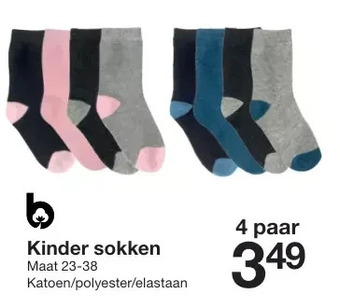 Zeeman Kinder sokken aanbieding