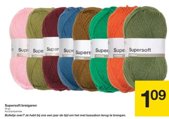 Zeeman Supersoft breigaren aanbieding