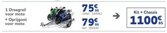 Auto5 1 draagrail voor moto+ oprijgoot voor moto aanbieding