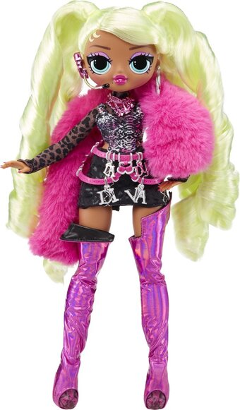Bol.com L.o.l. surprise 707 omg fierce dolls - lady diva - modepop aanbieding