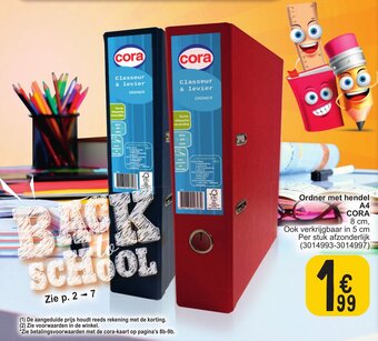 Cora Ordner met hendel A4 aanbieding