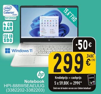 Cora Hp Notebook aanbieding