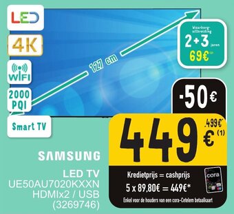 Cora LED TV aanbieding