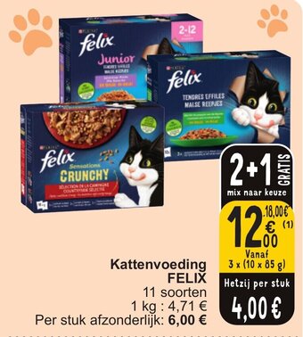 Cora Kattenvoeding FELIX aanbieding