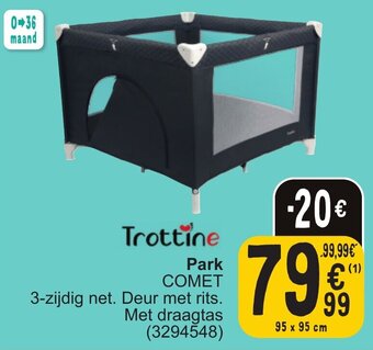 Cora Park COMET aanbieding
