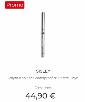 April Beauty SISLEY Phyto-Khol Star Waterproof N°1 Matte Onyx aanbieding
