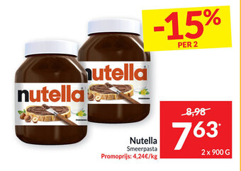 Intermarché Nutella aanbieding