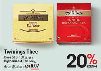 Sligro Twinings Thee aanbieding