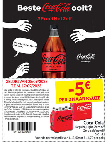 Intermarché Coca-Cola aanbieding
