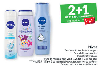 Intermarché Nivea aanbieding