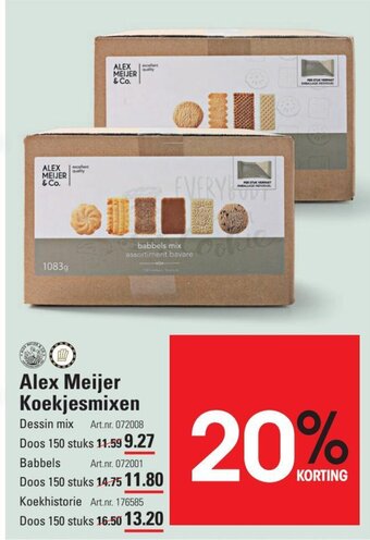 Sligro Alex Meijer Koekjesmixen aanbieding