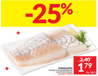 Intermarché Kabeljauwfilet aanbieding