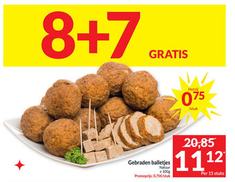 Intermarché Gebraden balletjes aanbieding