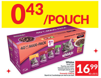 Intermarché Whiskas aanbieding