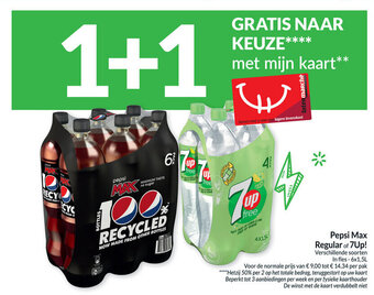 Intermarché Pepsi Max Regular of 7Up! aanbieding