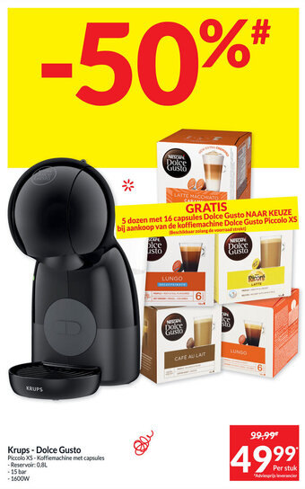 Intermarché Krups - Dolce Gusto aanbieding