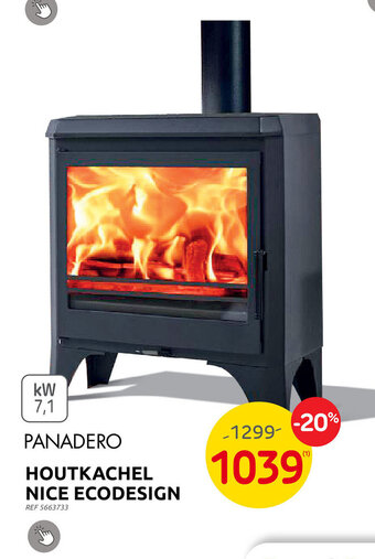 Brico HOUTKACHEL NICE ECODESIGN aanbieding