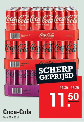 Sligro Coca-Cola Tray 24 x 33 cl aanbieding