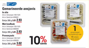 Gemarineerde ansjovis