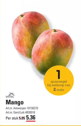Sligro Mango aanbieding