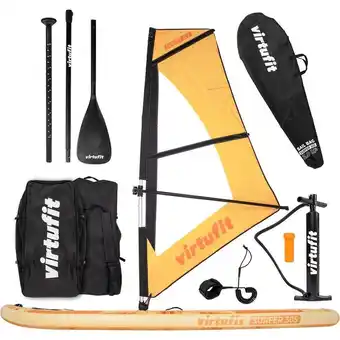 Supboard surfer 305 - oranje - inclusief windzeil en accessoires