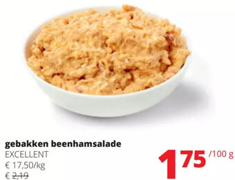 Spar Colruyt gebakken beenhamsalade EXCELLENT 100g aanbieding