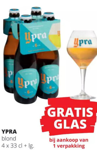 YPRA blond 4 x 33 cl + lg.