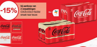 Spar Colruyt Coca-Cola 15x 33cl aanbieding
