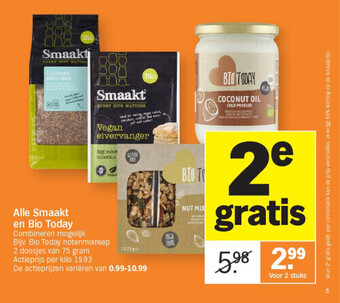 Albert Heijn Alle smaakt en bio today aanbieding