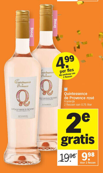 Albert Heijn Quintessence de provence rosé aanbieding