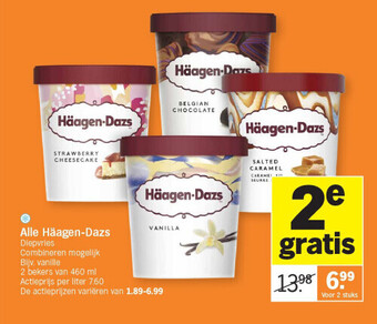 Albert Heijn Alle häagen-dazs aanbieding