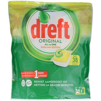 Action Dreft vaatwastabletten All-in-One Hawaii aanbieding