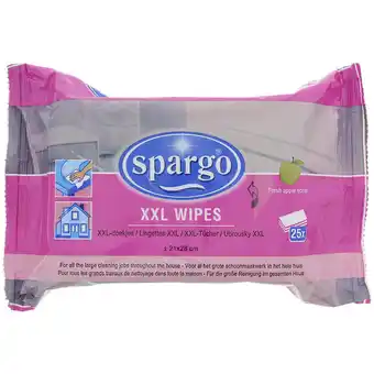 Action Spargo schoonmaakdoeken XXL aanbieding