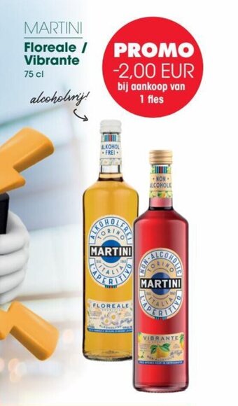 Prik en Tik MARTINI Floreale / Vibrante 75 cl aanbieding