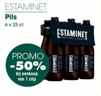 Prik en Tik ESTAMINET Pils 6 x 25 cl aanbieding