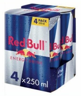 Prik en Tik RED BULL 4 x 25 cl aanbieding