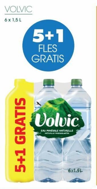 Prik en Tik VOLVIC 6 X 1,5 L aanbieding