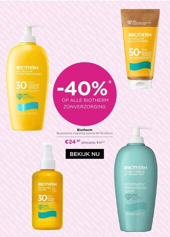 ICI PARIS XL Biotherm aanbieding