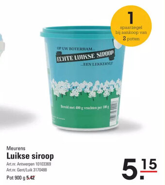 Meurens Luikse siroop