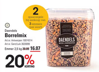 Sligro Daendels Borrelmix aanbieding