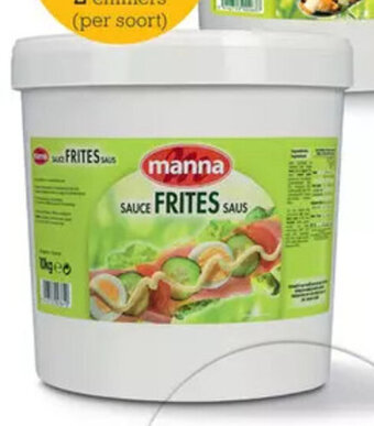 Sligro Manna Sauzen Fritessaus aanbieding