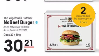 Sligro The Vegetarian Butcher NoBeef Burger aanbieding