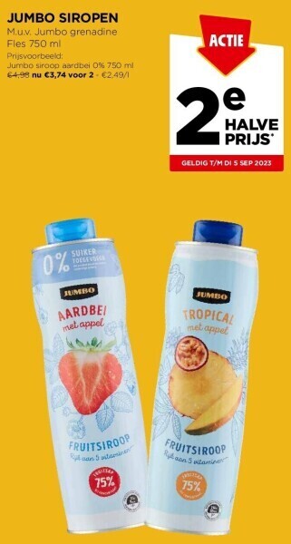 Jumbo Jumbo siropen aanbieding