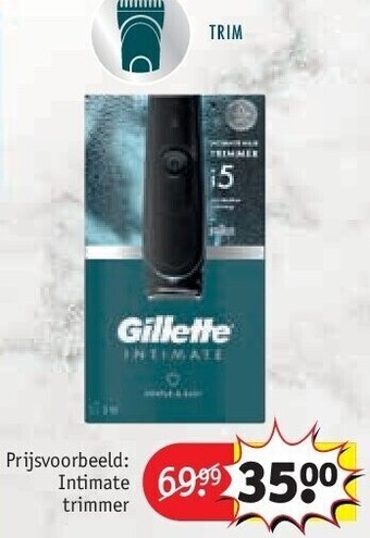 Kruidvat Intimate trimmer aanbieding