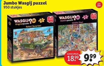 Kruidvat Jumbo wasgij puzzel aanbieding